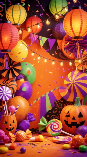 Fête foraine des bonbons