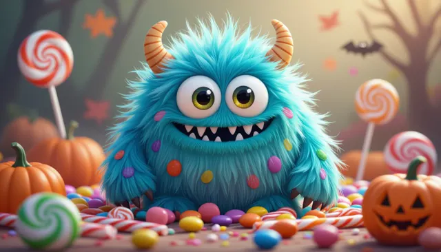 Monstre tout doux aux yeux globuleux